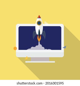 Business Startup Concept On Smart phone Screen