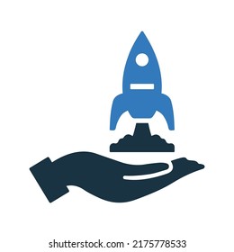 Business Startup Icon. Simple editable vector design isolated on a white background.