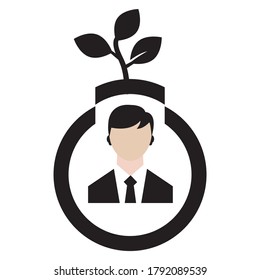 Business startup icon. vector graphics design