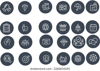 Business Startup Icons vector design