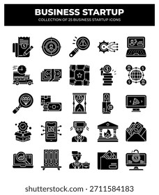 Iconos de inicio de negocio. Una guía visual para emprendedores