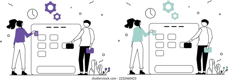 Business Startup Illustration Art Work