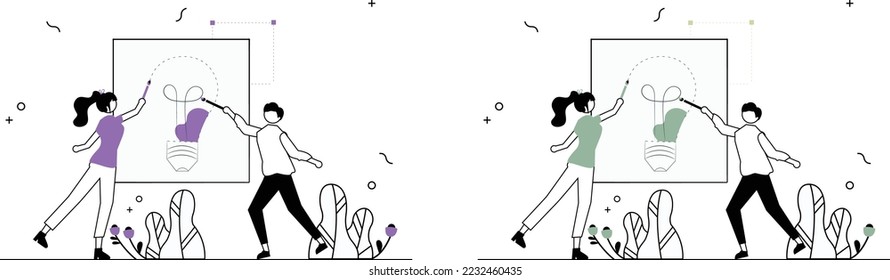 Business Startup Illustration Art Work