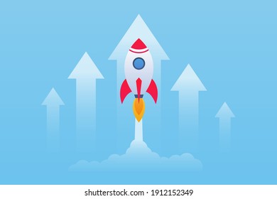 31,428 Business growth rockets Images, Stock Photos & Vectors ...