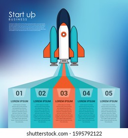Business startup modern flat design isometric concept.