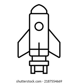 Business start-up rocketship increase in money concept vector icon. Filled flat sign for mobile application concept and web design. Dollar rocket launch glyph. Symbol, logo illustration, app, info.