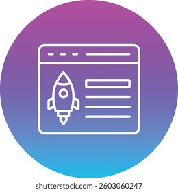 Business Startup vector icon. Can be used for printing, mobile and web applications.