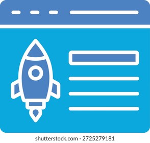 Icono de Vector de inicio de negocio. Se puede utilizar para aplicaciones de impresión, móviles y de Web.