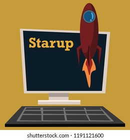 business startup vector illustration
