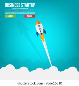 Business startup .Vector illustration.