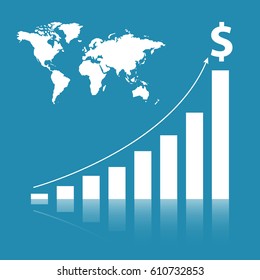 Business stat background