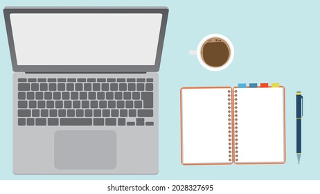business stationary set vector illustration