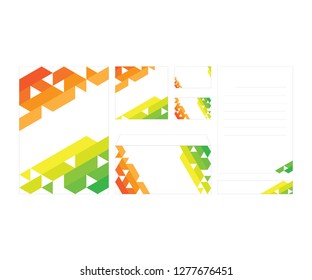 Business stationery folder corporate identity