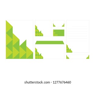 Business stationery folder corporate identity