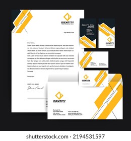 Business Stationery Items Set Vector Design