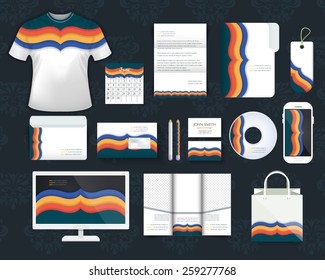 Business Stationery Vector Elements Design Set