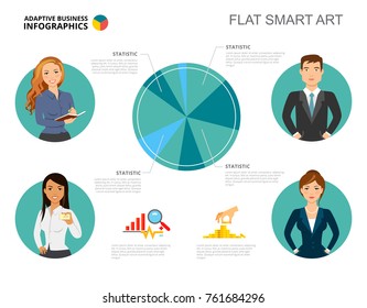 Business Statistics Concept Slide Template