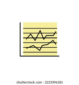 Business stats finance outline icon. Element of finance illustration icon. signs, symbols can be used for web, logo, mobile app, UI, UX