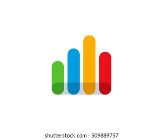Business Stats Logo Design Template