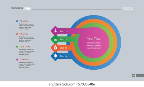 Business Step Diagram Slide Template Stock Vector (Royalty Free ...