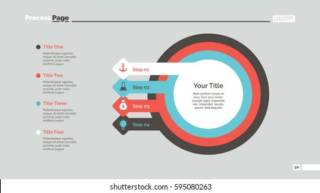 Business Step Diagram Slide Template