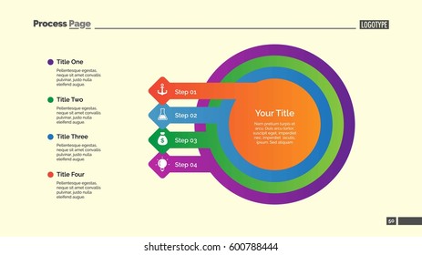 Business Step Diagram Slide Template Stock Vector (Royalty Free ...