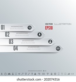 Business step infographic. Timeline background.