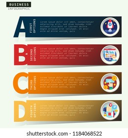 business step infographic,vector illustration