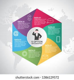 Business Steps Modern Shutter Cycle Chart Infographic Template