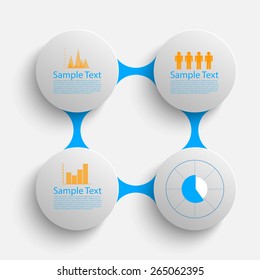 Business steps template for your design