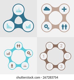 Business steps template for your design
