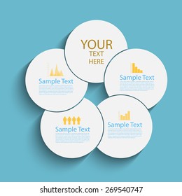 Business steps template for your design