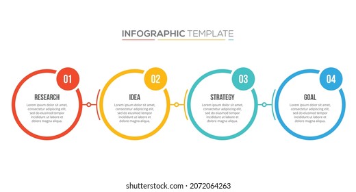 Business steps workflow layout diagram infographic presentation concept