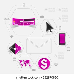 business sticker infographic