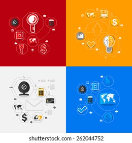 business sticker infographic