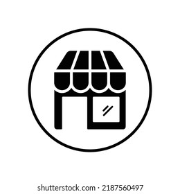 vector de icono de tienda de negocios