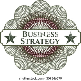 Business Strategy abstract rosette