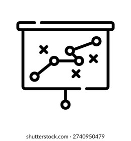 Business Strategy with Chess Board for Planning