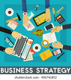 Business Strategy Concept Banner