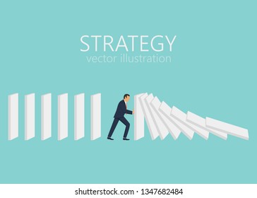 Business strategy concept vector design illustration