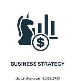 Business Strategy flat icon. Colored element sign from auditors collection. Flat Business Strategy icon sign for web design, infographics and more.
