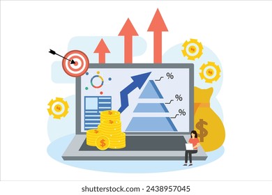 Business Strategy Flat Illustration Design