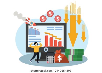 Business Strategy Flat Illustration Design
