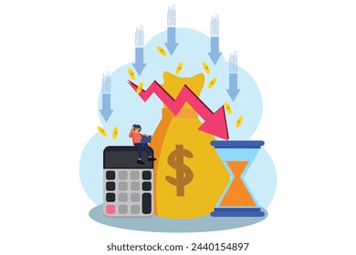 Estrategia de negocios Diseño de ilustración plana