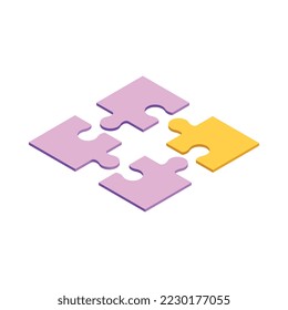 Business strategy glow isometric composition with isolated image on blank background vector illustration