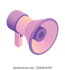 Business strategy glow isometric composition with isolated image on blank background vector illustration