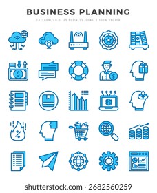 Business Strategy Icon Bundle 25 Icons for Websites and Apps