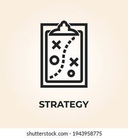 Business strategy icon design vector 