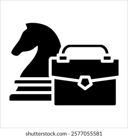 Business Strategy Icon Element For Design