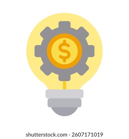 Business Strategy Icon Element for Design